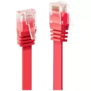 LINDY 47513 RJ45 Network cable, patch cable CAT 6 3m Red