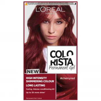 LOreal Colorista Cherry Red Permanent Gel Hair Dye, 5.6 Cherry