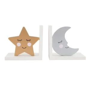 Sass & Belle Sweet Dreams Star & Moon Bookends