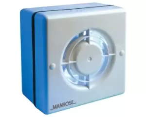 Manrose 120mm (5) Axial Extractor Window Fan with Pullcord - WF120P