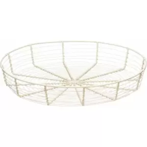 Cream Wire Bread Basket - Premier Housewares