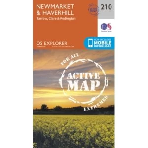 Newmarket and Haverhill, Barrow, Clare and Kedington by Ordnance Survey (Sheet map, folded, 2015)