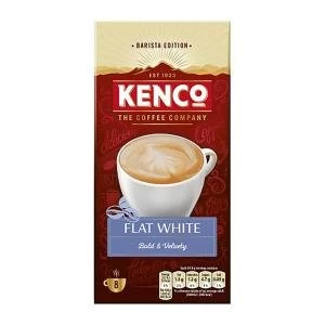 Kenco Flat White Instant Sachet Ref 4041493 Pack 8 x 5 Boxes