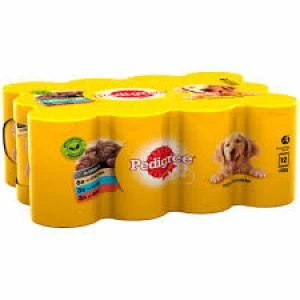 Pedigree Mixed Selection in Gravy Tinned Dog Food 12 x 400g