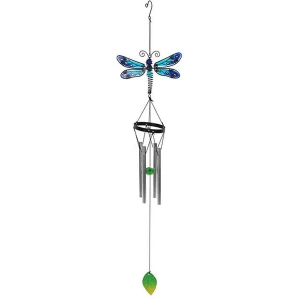 Blue Spotted Dragonfly Windchime