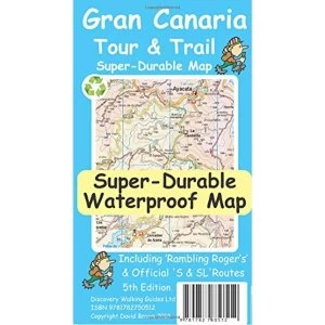Gran Canaria Tour & Trail Super-Durable Map 5th edition Sheet map 2018