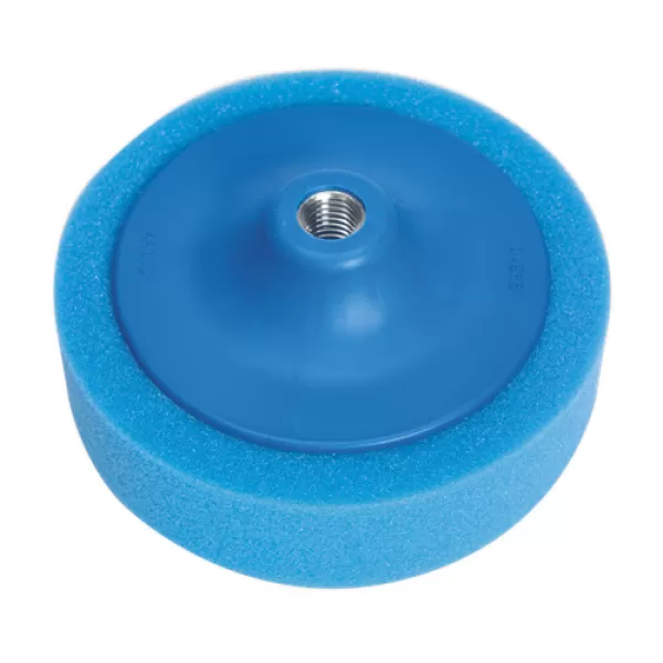 Sealey PTC/CH/5/8-B Buff & Polishing Foam Head &#216;150 x 50mm 5/8UNC Blue/Medium