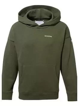 Boys, Craghoppers Madray Hooded Top, Green, Size 11-12 Years