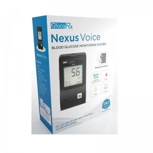 GlucoRx Nexus Voice Blood Glucose Monitoring System