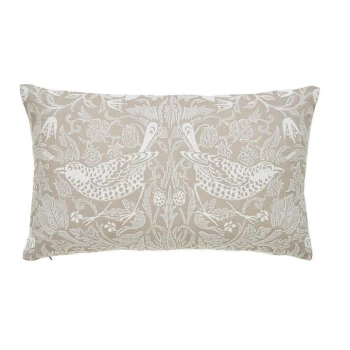 Morris and Co Pure Poppy Cushion - FLAX