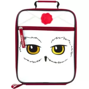 Harry Potter Owl Hedwig Lunch Bag (One Size) (White/Red) - White/Red