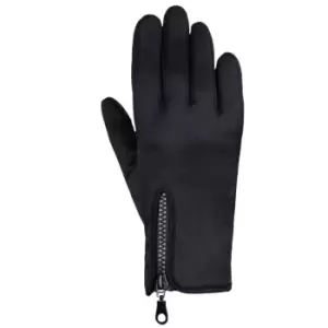 Hy Stalactite Zipped Riding Gloves (XL) (Black)