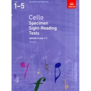 Cello Specimen Sight-Reading Tests, ABRSM Grades 1-5 : From 2012
