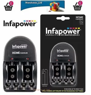 Infapower Plug-in Battery Charger UK Plug