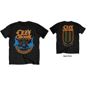 Ozzy Osbourne - Bat Circle Mens Large T-Shirt - Black