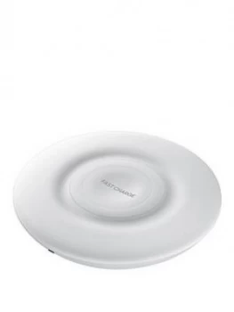 Samsung Qi Enabled Afc Wireless Charging Pad For Any Samsung Smartphone Inc. S10/S10+/S10E - White (With Travel Adaptor)