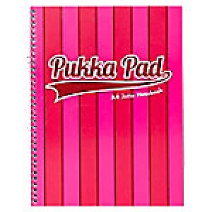 Pukka Pad Jotta Pad Vogue A4 Ruled Pink Pack of 3