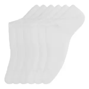 Tom Franks Mens T-Sport Invisible Trainer Socks (Pack Of 6) (UK 7-11) (White)