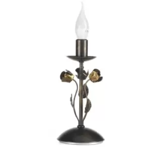 Onli Carolina Candle Flower Design Table Lamp, Bronze