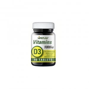 Lifeplan Vitamin D3 1000iu 90 Tablets