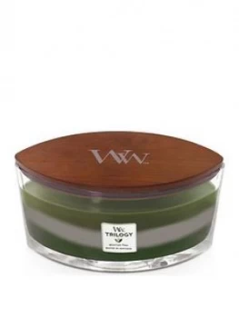 Woodwick Ellipse Trilogy Candle ; Mountain Trail