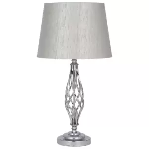 Pacific Lifestyle Jenna Table Lamp, Nickel