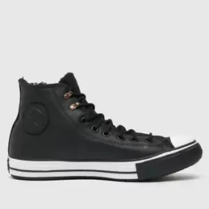 Converse Black All Star Winter Trainers
