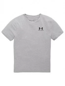 Urban Armor Gear Boys Cotton Short Sleeve T-Shirt - Grey/Black, Size 9-10 Years