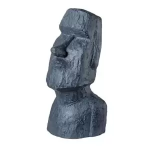Moai Garden Ornament (H)55Cm Grey