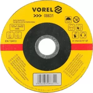 VOREL Cutting Disc, angle grinder RPM to: 122001/min 08631
