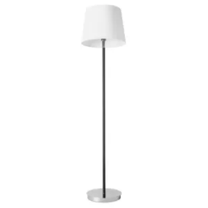 Deluxe 1 Light Floor Lamp Chrome, E27