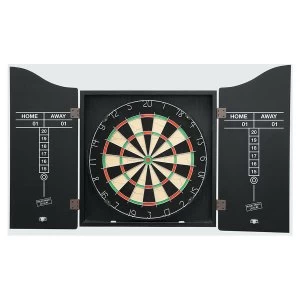 Mightymast Dartboard Set with Wall Cabinet and Darts