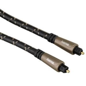 Hama Audio Optical Fibre cable ODT plug (Toslink), metal, 3.0 m