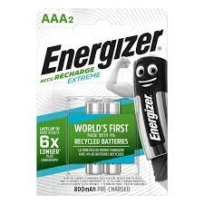 Energizer Accu Rechargeable Extreme Batteries AAA - Pack of 4