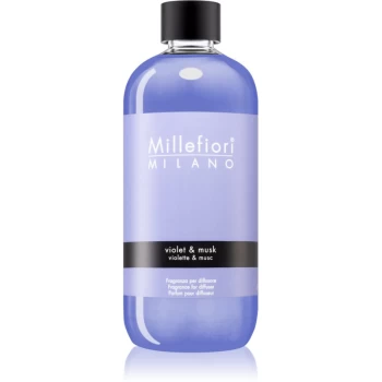 Millefiori Natural Violet & Musk refill for aroma diffusers 500 ml