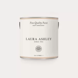 Laura Ashley Matt Emulsion Paint Dark Sugared Grey 2.5L