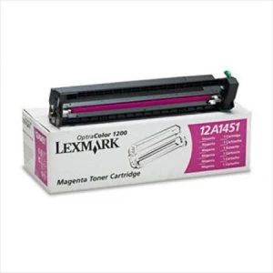 Lexmark 12A1451 Magenta Laser Toner Ink Cartridge