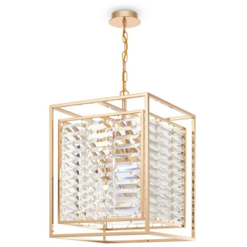 Maytoni Classic - Tening Classic Tening 4 Light Gold Pendant Ceiling Light