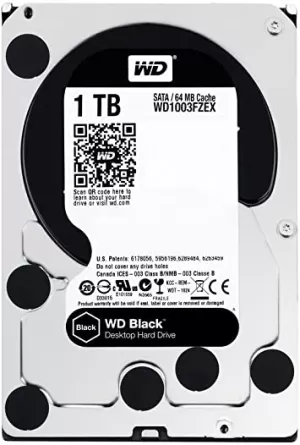 Western Digital 1TB WD_BLACK Hard Disk Drive WD10SPSX