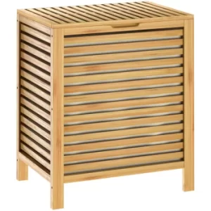 Bamboo Laundry Basket Laundry Collector Bathroom Wood 1x