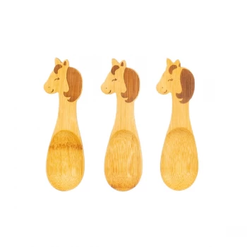 Sass & Belle Bamboo Unicorn Spoons - Set of 3