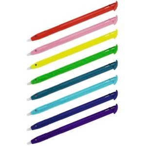 Hama Input Pens for New 3DS XL, set of 8, rainbow colours