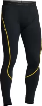 Lindstrands Dry Functional Pants, black-yellow Size M black-yellow, Size M