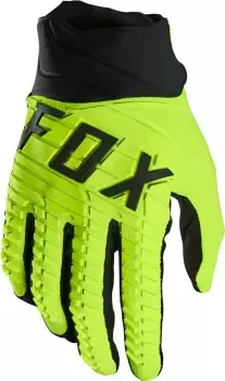FOX 360 Motocross Gloves, yellow, Size S, yellow, Size S