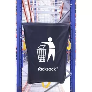 Racksack , capacity 160 l, residual waste symbol, blue, pack of 5