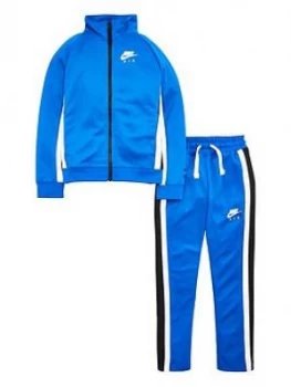Boys, Nike Air Kids Tracksuit - Blue/Black, Size S, 8-10 Years