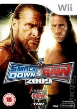 WWE Smackdown vs RAW 2009 Nintendo Wii Game
