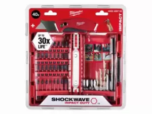 Milwaukee 4932459763 40pc Shockwave Impact Drill and Driver Set
