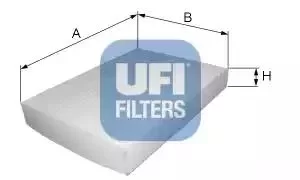 53.043.00 UFI Interior Air Cabin/ Pollen Filter