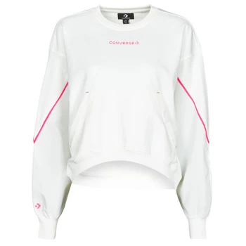 Converse BLOCKED ALTERRAIN CREW womens Sweatshirt in White - Sizes S,M,L,XL,XS